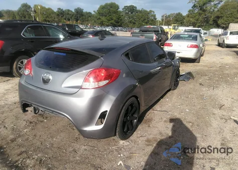 2017 Hyundai Veloster из США, поврежденный, VIN KMHTC6AD9HU323326